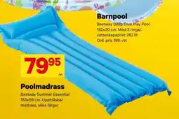 City Gross BESTWAY Poolmadrass erbjuda