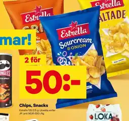 City Gross ESTRELLA Chips, Snacks erbjuda