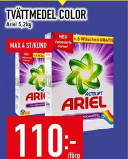 Matdax ARIEL Tvättmedel color erbjuda