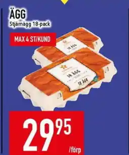 Matdax STJÄRNÄGG Ägg 18-pack erbjuda