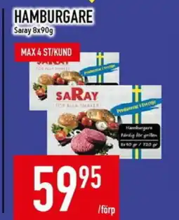 Matdax SARAY Hamburgare erbjuda