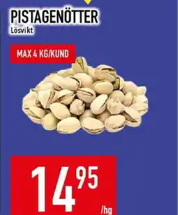 Matdax Pistagenötter erbjuda