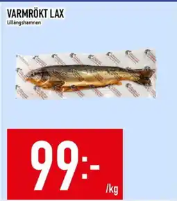 Matdax Varmrökt lax erbjuda