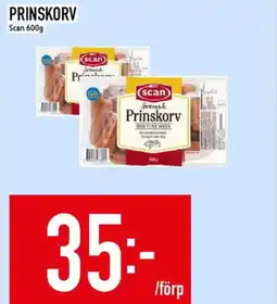 Matdax SCAN Prinskorv erbjuda