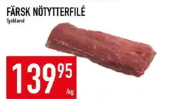 Matdax Färsk nötytterfilé erbjuda