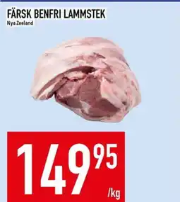 Matdax Färsk benfri lammstek erbjuda