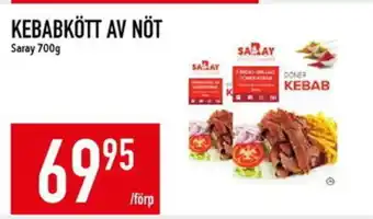 Matdax SARAY Kebabkött av nöt erbjuda