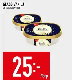 Matdax GB SIGNATURE Glass vanilj erbjuda