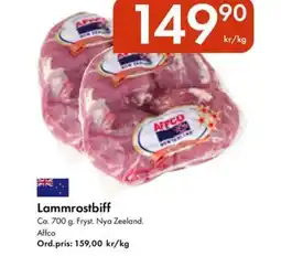 Snabbgross AFFCO Lammrostbiff erbjuda