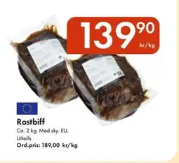 Snabbgross Rostbiff erbjuda
