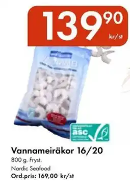 Snabbgross Vannameiräkor 16/20 erbjuda