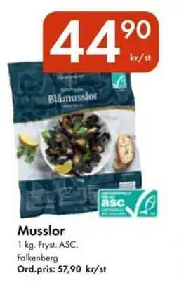 Snabbgross FALKENBERG Musslor erbjuda