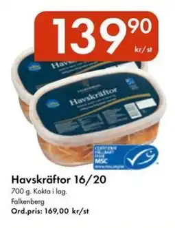 Snabbgross FALKENBERG Havskräftor 16/20 erbjuda