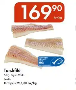 Snabbgross Torskfilé erbjuda