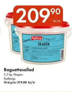 Snabbgross RYDBERGS Baguettesallad erbjuda
