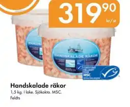 Snabbgross Handskalade räkor erbjuda