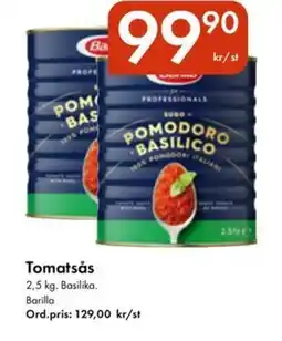 Snabbgross BARILLA Tomatsås erbjuda