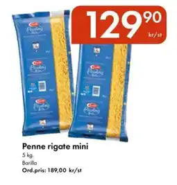 Snabbgross BARILLA Penne rigate mini erbjuda