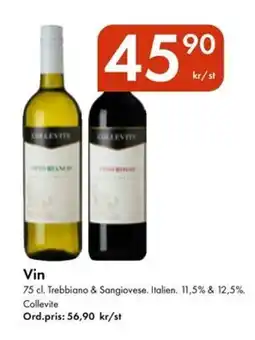 Snabbgross COLLEVITE Vin erbjuda