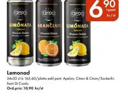 Snabbgross FONTI DI CRODO Lemonad erbjuda
