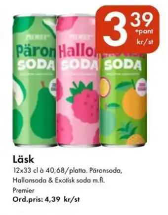 Snabbgross PREMIER Läsk erbjuda