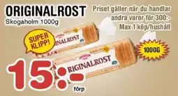 Nya Pulsen SKOGAHOLM Originalrost erbjuda