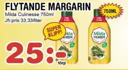 Nya Pulsen MILDA Flytande margarin erbjuda