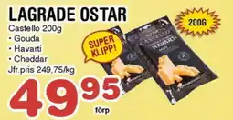 Nya Pulsen CASTELLO Lagrade ostar erbjuda
