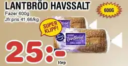 Nya Pulsen FAZER Lantbröd havssalt erbjuda