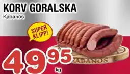 Nya Pulsen Korv goralska erbjuda