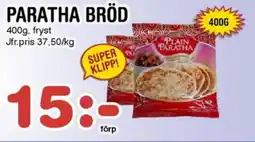 Nya Pulsen Paratha bröd erbjuda