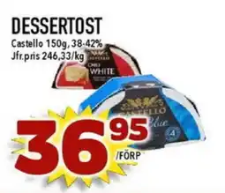 Nya Pulsen CASTELLO Dessertost erbjuda