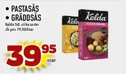 Nya Pulsen KELDA Pastasås / Gräddsås erbjuda