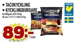 Nya Pulsen Tacokyckling / Kycklingburgare erbjuda