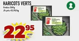 Nya Pulsen FINDUS Haricots verts erbjuda