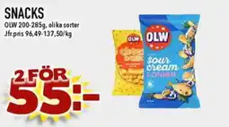 Nya Pulsen OLW Snacks erbjuda