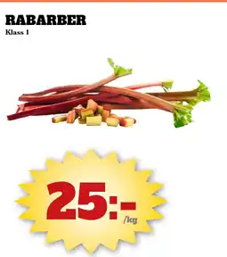 Bonum Matmarknad Rabarber erbjuda