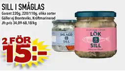 Bonum Matmarknad Sill i småglas erbjuda