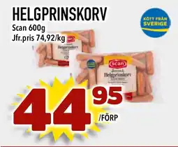 Bonum Matmarknad SCAN Helgprinskorv erbjuda
