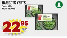 Bonum Matmarknad FINDUS Haricots verts erbjuda