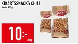 Matdax Kikärtssnacks chili Nasib erbjuda