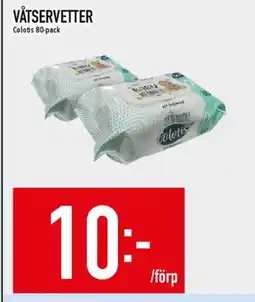 Matdax Våtservetter Colotis erbjuda