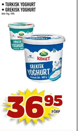 Matdax ARLA Turkisk yoghurt • grekisk yoghurt erbjuda