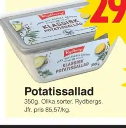 Matöppet Rydbergs Potatissallad erbjuda