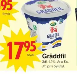 Matöppet ARLA Gräddfil erbjuda