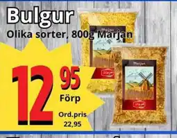 Supergrossen Bulgur erbjuda