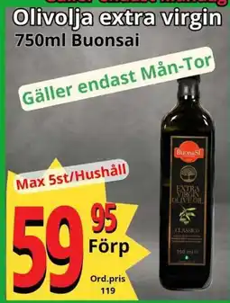 Supergrossen Olivolja extra virgin erbjuda