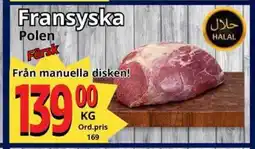 Supergrossen Fransyska Polen erbjuda