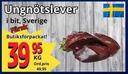 Supergrossen Ungnötslever erbjuda