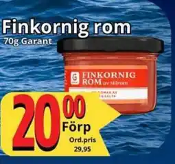 Supergrossen Finkornig rom Garant erbjuda